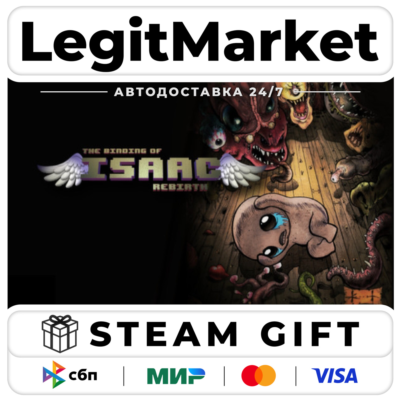 The Binding of Isaac: Rebirth / Steam АВТО / РУ+МИР
