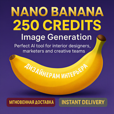 Nano Banana — 250 генераций изображений