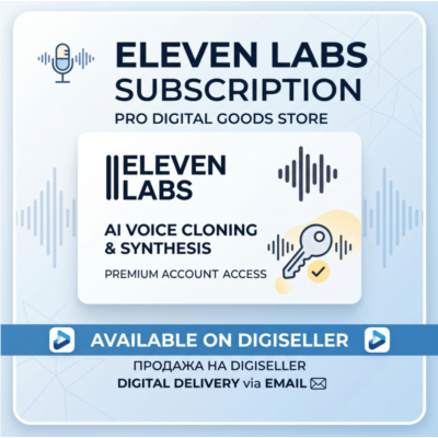 Подписка Eleven Labs на ваш аккаунт|1/12 месяца
