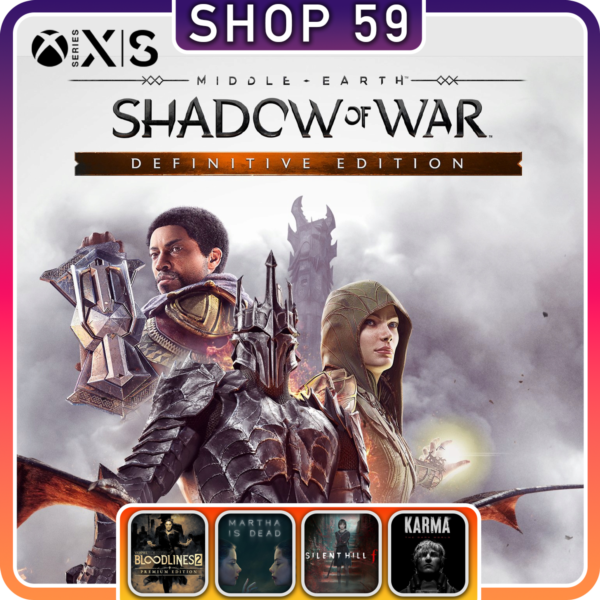 Middle Earth Shadow Of War + 5 ТОП ИГРЫ XBOX (аренда)