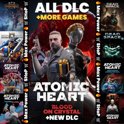 Atomic Heart Кровь на Хрустале (+Все DLC) + Dead Space Remake оффлайн Steam аккаунт