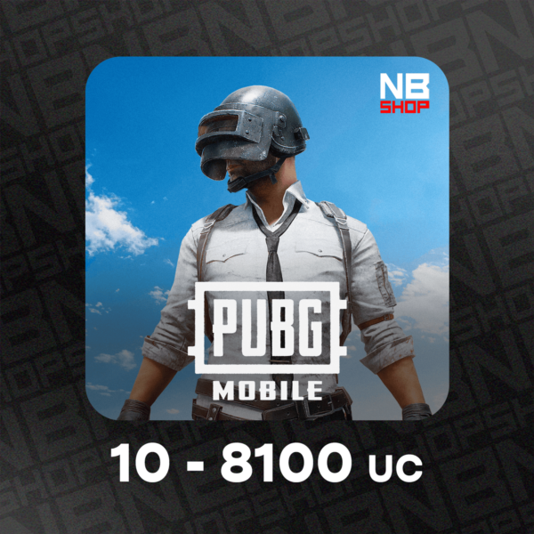 Коды PUBG Mobile 10 — 8100 UC [GLOBAL — ВСЕ СТРАНЫ]