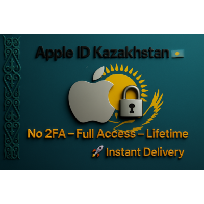 🇰🇿 Apple ID Казахстан | Без 2FA или Телефон | Полный Доступ | Быстрая Доставка 🔐