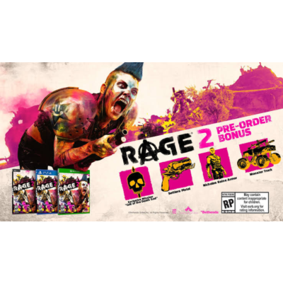 RAGE 2 Pre-Order (Preorder) Bonus DLC Steam Key GLOBAL