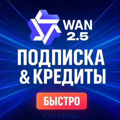 ✅ WAN AI - WAN.VIDEO ПОДПИСКА & КРЕДИТЫ - 1 МЕСЯЦ ✅