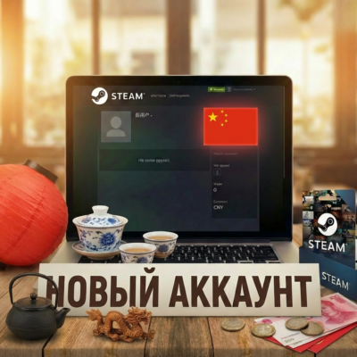 Новый Steam Аккаунт Китай