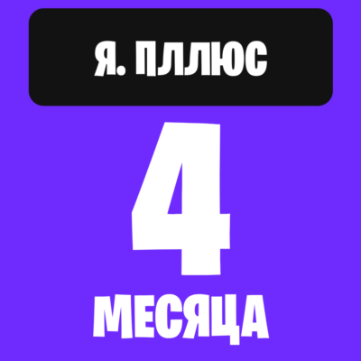 Я. плюс на 4 месяцев
