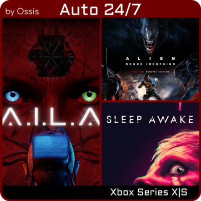 24/7 XBOX SLEEP AWAKE, A.I.L.A, Alien Rogue Incursion Evolved