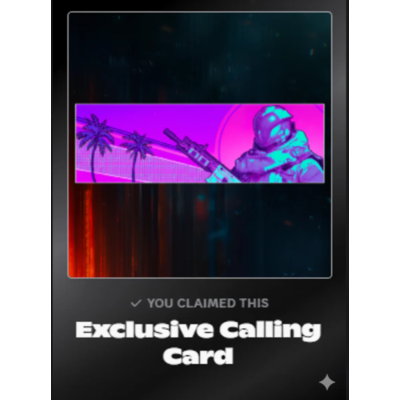COD Black Ops 7 Exclusive Calling Card - Global Key