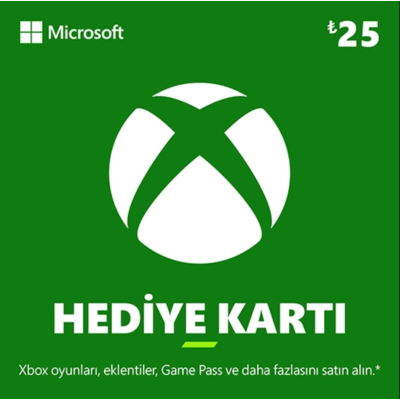 Подарочная карта Xbox Live 25 TRY | Турция