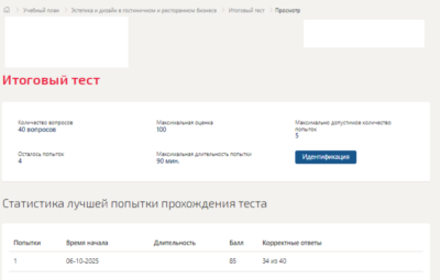 Эстетика и дизайн в гостиничном и ресторанном бизнесе