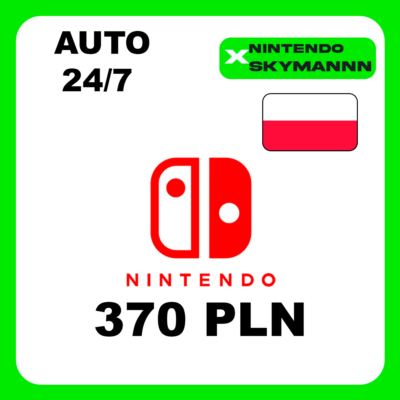 АВТО КАРТА ПОПОЛНЕНИЯ Nintendo eShop 370 PLN ПОЛЬША