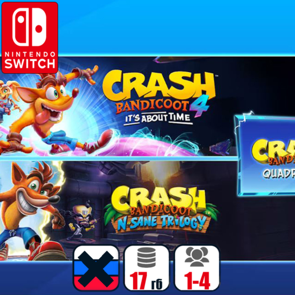 Crash Bandicoot — Quadrilogy | Nintendo Switch 1/2