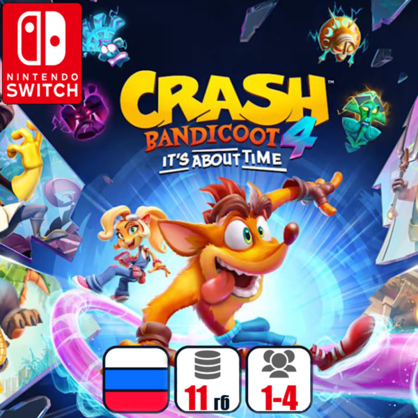 Crash Bandicoot 4: It´s About Time | Nintendo Switch 1/2