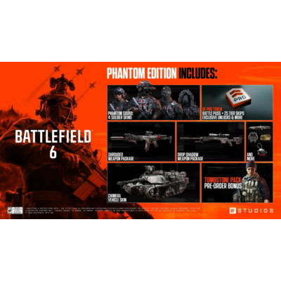 Battlefield 6 (Steam/ПК) – Standard + Phantom | Полный аккаунт