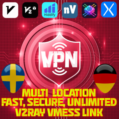 V2Ray VPN —Мультилокация —10 Гбит/с +999 ГБ