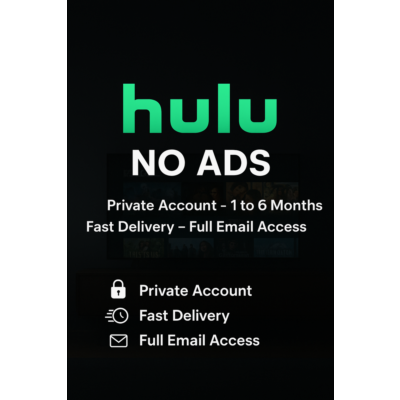 🎬 Hulu Без Рекламы | Приватный Аккаунт | 1–6 мес
