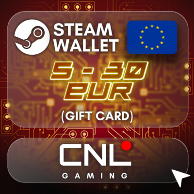 Steam Wallet EU 0.29 - 35 евро (подарочная карта)