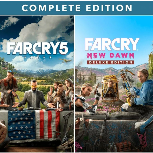Far Cry 5 Gold + Far Cry New Dawn Deluxe Ubisoft KEY