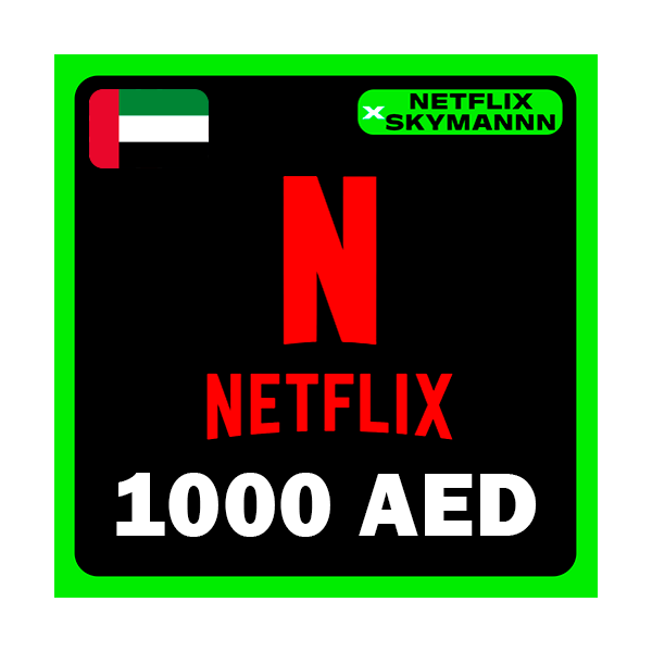 АВТО Карта пополнения Netflix 1000 AED ОАЭ 24/7