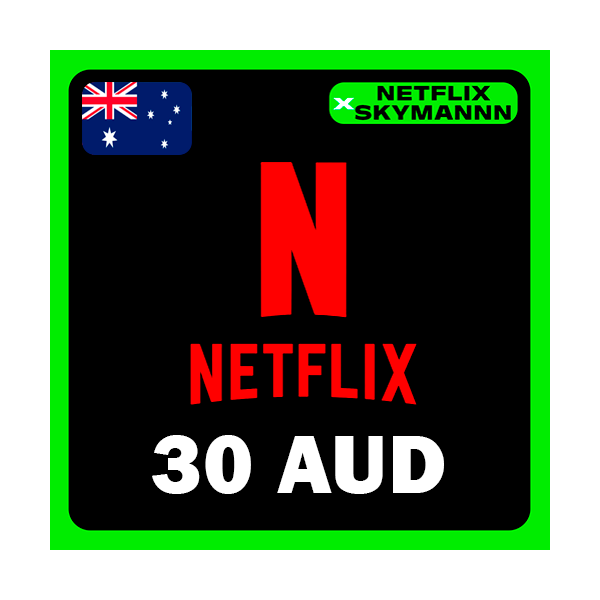 АВТО Карта пополнения Netflix 30 AUD АВСТРАЛИЯ 24/7