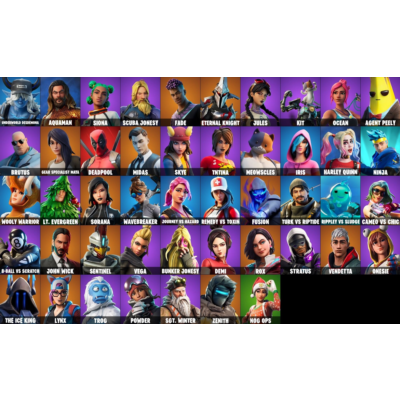 FORTNITE 47+ ОБЛИЦОВ АККАУНТ|OG NINJA JOHN WICK| +ПОЧТА