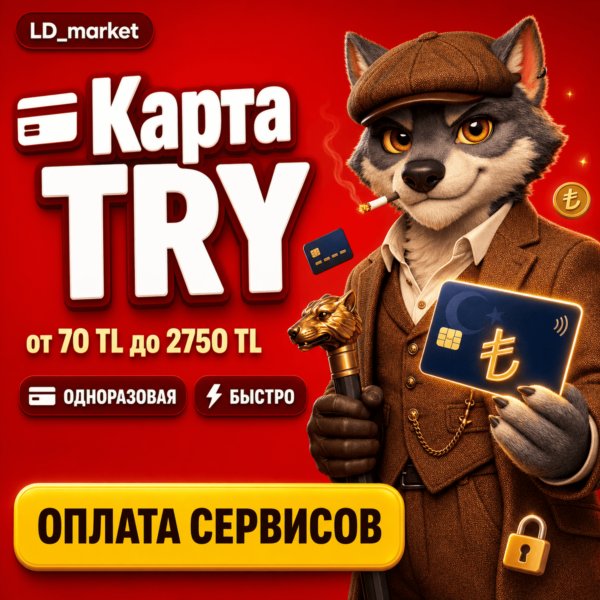 турецкая карта — оплата сервисов