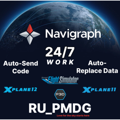 Navigraph for MSFS2020/24, X-Plane 11/12, P3D