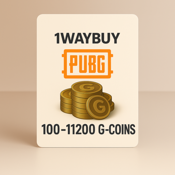PUBG G-COINS [100 510 1050 2700 5500 11200] пабг код