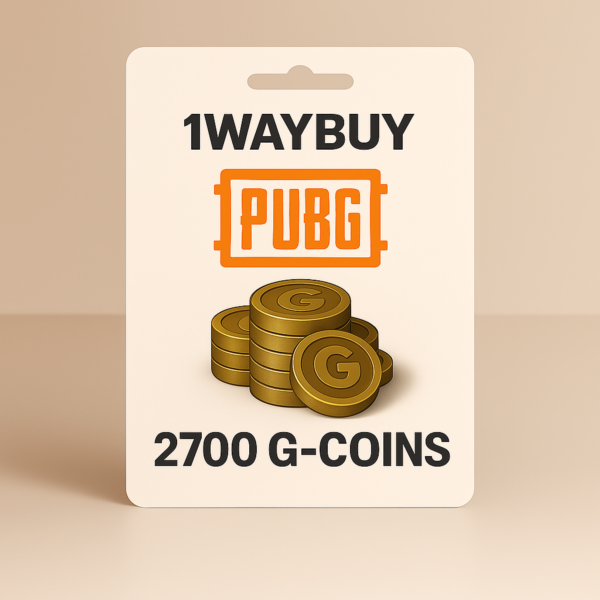 PUBG 2700 G-COINS ПОПОЛНЕНИЕ БОНУС ПИН КОД КЛЮЧ СТИМ