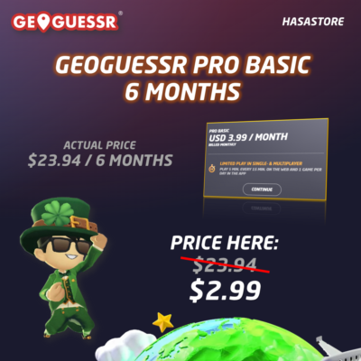 ✅GeoGuessr Pro Basic | Подписка на 6 месяца ⭐