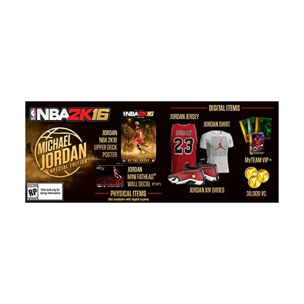 NBA 2K16 Michael Jordan Special Edition (Steam Ключ)