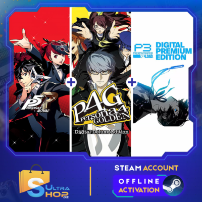 Persona 5 Royal+Persona 4 Golden+Persona 3 Reload STEAM
