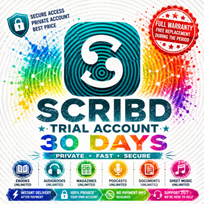 SCRIBD PRO TRIAL 30 ДНЕЙ | ЛИЧНЫЙ АККАУНТ