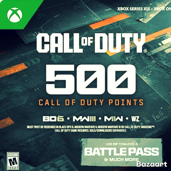 CALL OF DUTY 500 POINTS XBOX