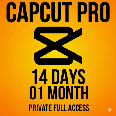 Личный аккаунт Capcut Pro 14 дней 1/3/6/12 месяцев