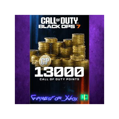 ☀️13,000 Black Ops 7 or Call of Duty Warzone Points XBOX DLC