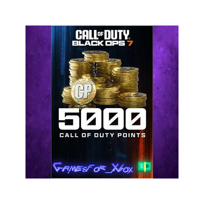 ☀️5,000 Black Ops 7 or Call of Duty Warzone Points XBOX DLC
