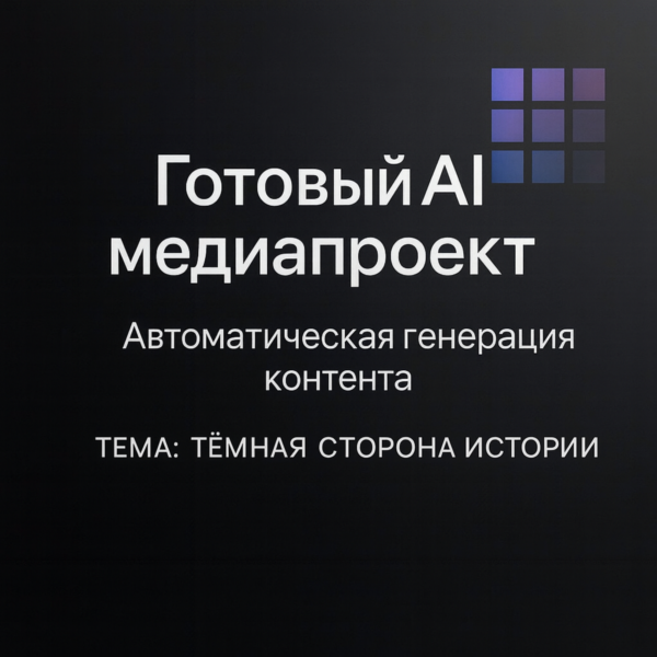 AI Медиапроект «темная сторона истории»