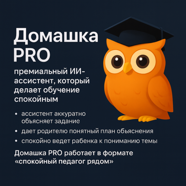 AI Ассистент «Домашка PRO»