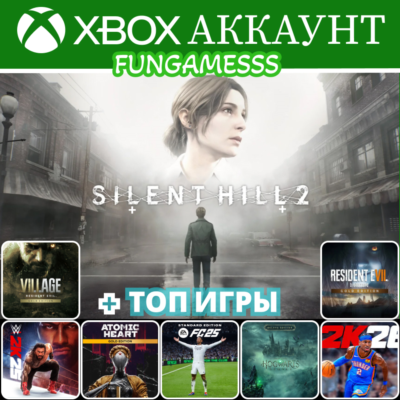 Silent Hill 2 + Atomic Heart + Resident Evil + FC 25 + Hogwarts Legacy + WWE 25 XBOX