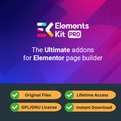 ElementsKit Pro на пожизненный срок (версия GPL)