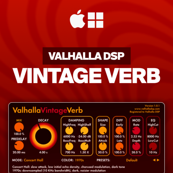 Valhalla VintageVerb | ЛИЦЕНЗИЯ • АВТО-ДОСТАВКА 24/7