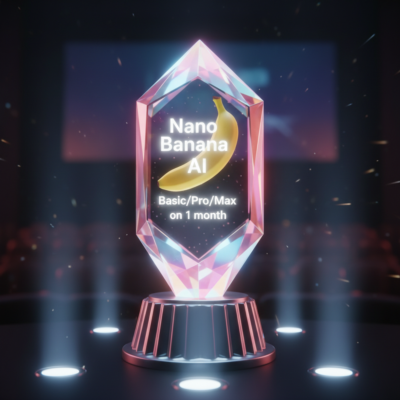 Подписка Nano Banana AI | Basic/Pro/Max на 1 месяц