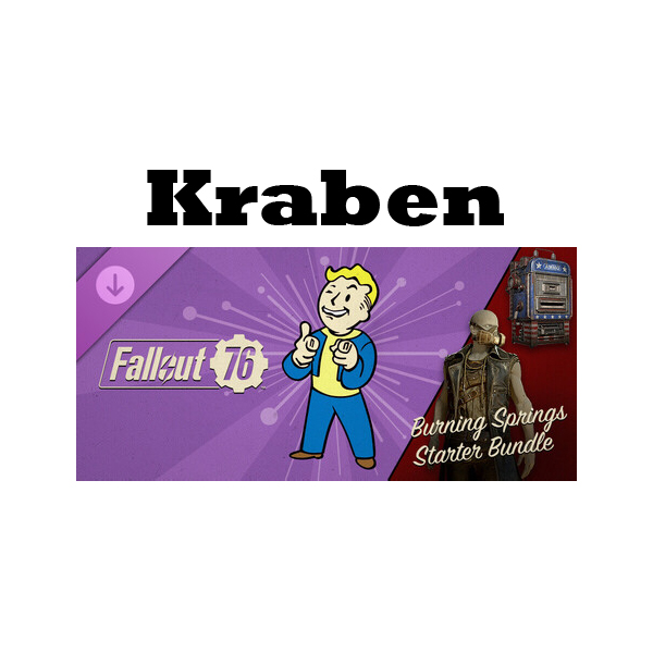 Fallout 76: Burning Springs Starter Bundle steam dlc