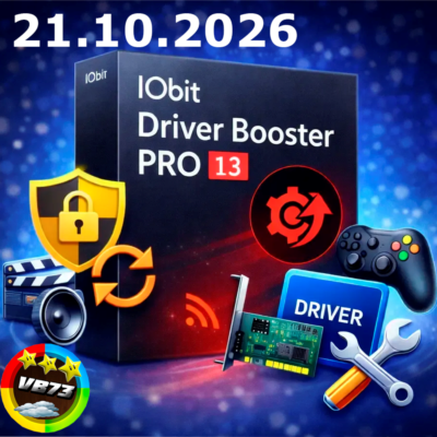 🔑 IObit Driver Booster 13 Pro | Лицензия до 21.10.2026 глобал