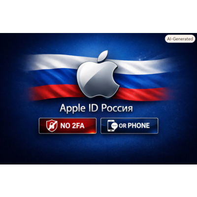 🇷🇺 Apple ID Россия | Полный доступ | ⚡ Быстрая доставка | Без 2FA или Телефон✅