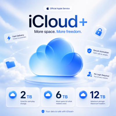 ☁️Активация iCloud+ | 2-6-12 ТБ | 2 месяца | Вход в аккаунт не требуется