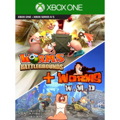 Worms Battlegrounds + Worms W.M.D Xbox  Аренда