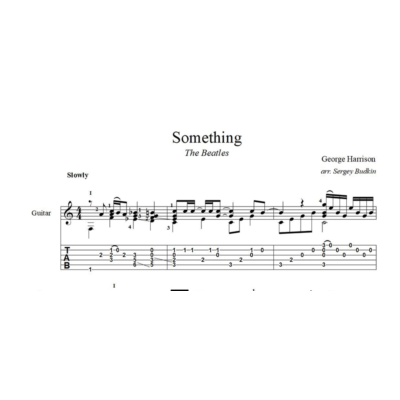 Something (The Beatles) ноты для гитары